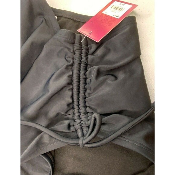 SO Juniors Plus High Waist Bottom Swim Black Size 3X NEW - Picture 2 of 5